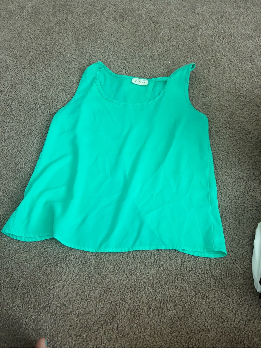 Poetry Teal Camisole Tank Top